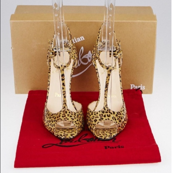 Christian Louboutin leopard print patent leather - Picture 2 of 6